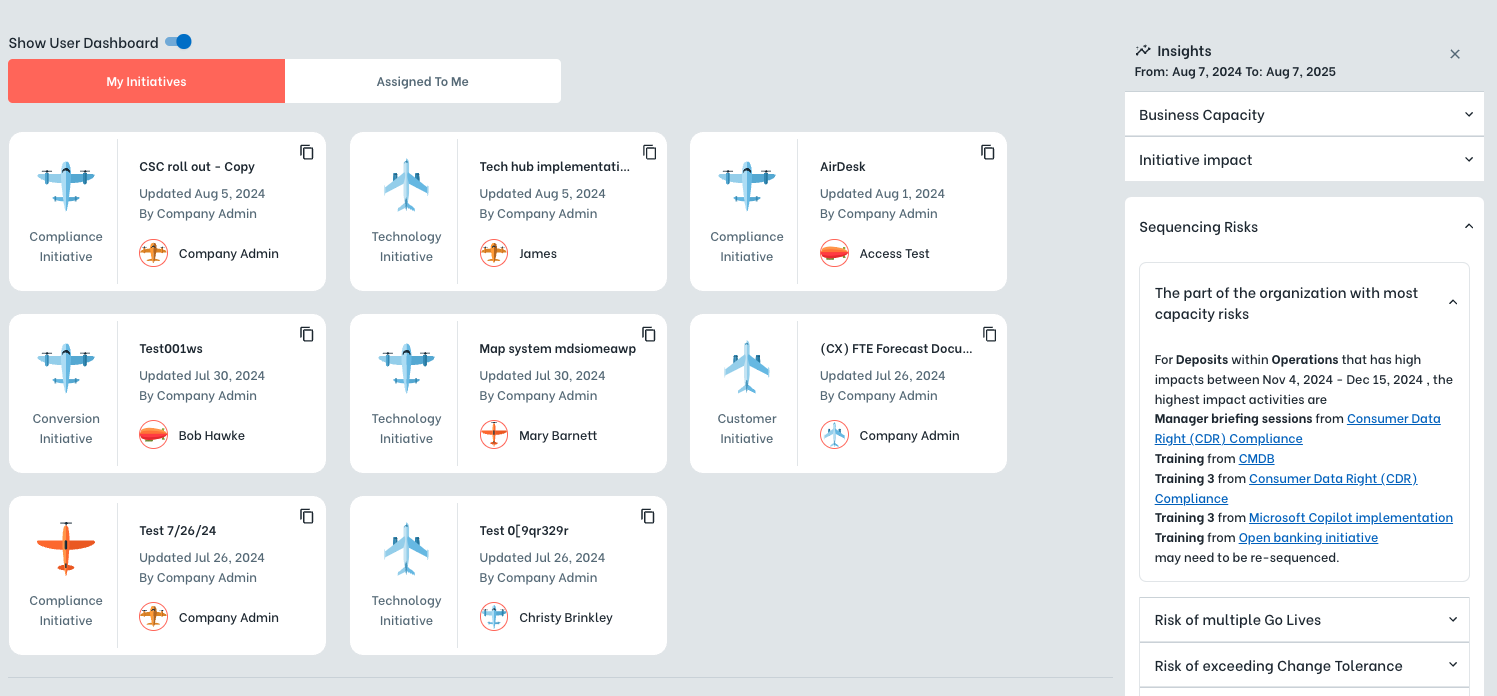 The Change Compass Product - Change management software