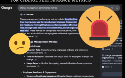 The Hidden Dangers Lurking in Your Change Management Performance Metrics
