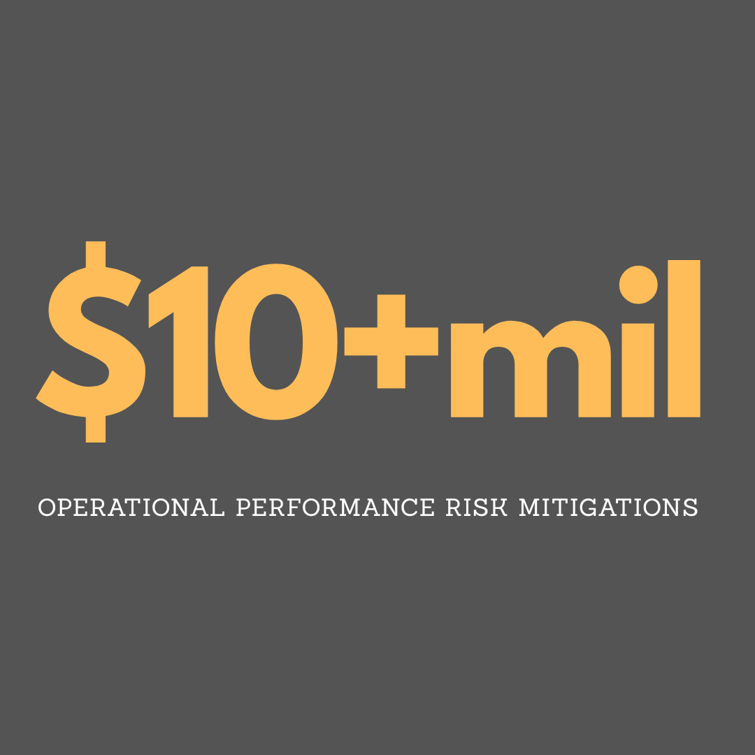 Change management disruption in operational performance mitigated